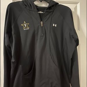 Vanderbilt Soccor Under Armour 3/4 zip hoodie